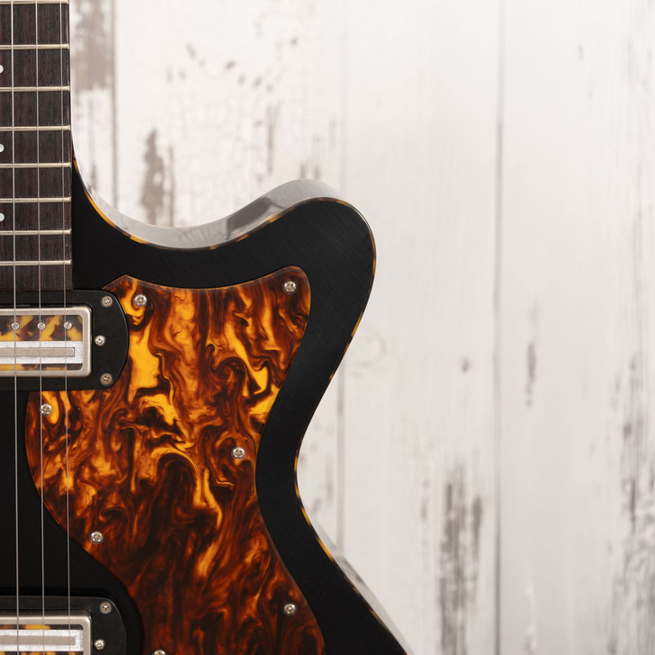 Collings Ladybird - Jet Black w/ Hand-Poured Pickguard and Righteous Sound Pickups