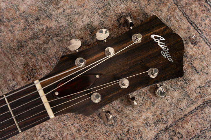 Collings Ladybird - Jet Black w/ Hand-Poured Pickguard and Righteous Sound Pickups