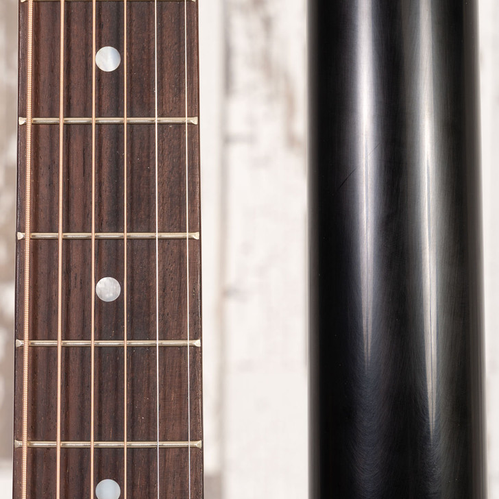 Collings Ladybird - Jet Black w/ Hand-Poured Pickguard and Righteous Sound Pickups