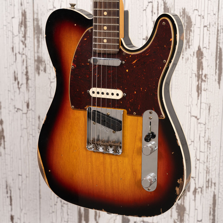 Fender Custom Shop Nashville Telecaster Relic - 3 Tone Sunburst & Binding (Used)