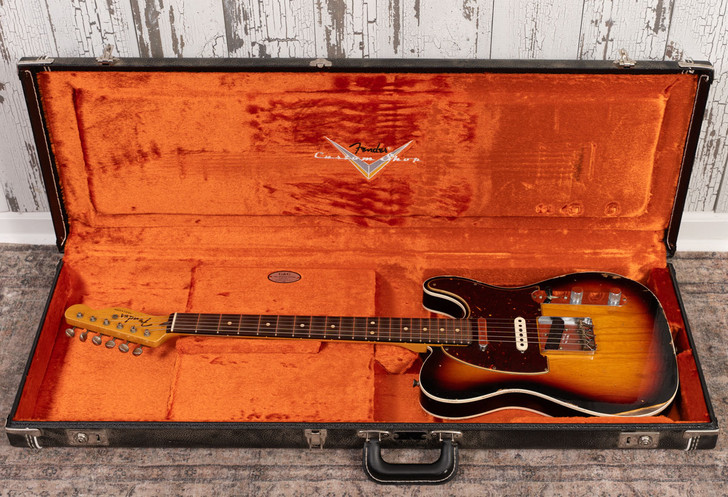 Fender Custom Shop Nashville Telecaster Relic - 3 Tone Sunburst & Binding (Used)