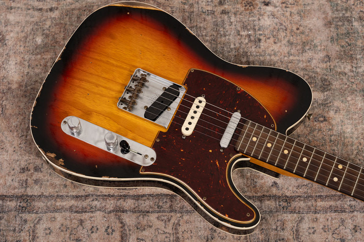 Fender Custom Shop Nashville Telecaster Relic - 3 Tone Sunburst & Binding (Used)