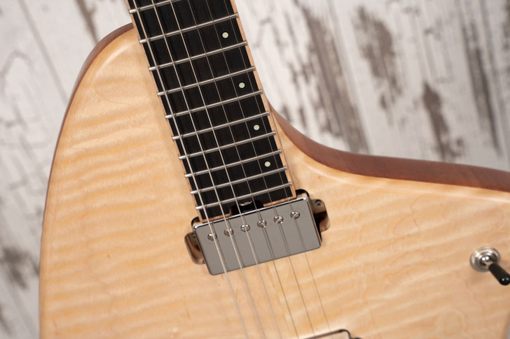 Forshage Orion Semi-Hollow - Flame Maple Top and Back, Lollar Low Wind Imperials