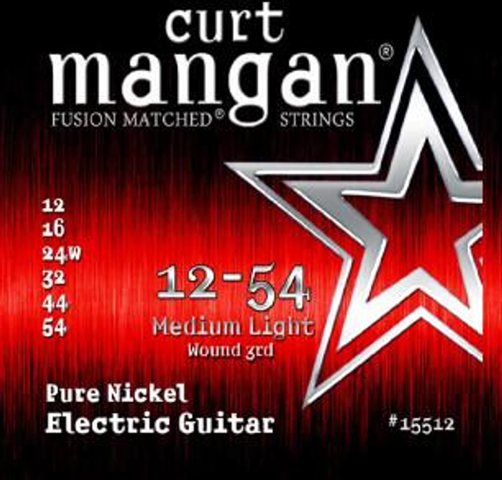 Curt Mangan Pure Nickel Electric Guitar Strings