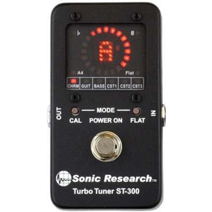 Sonic Research Turbo Tuner Strobe Tuner ST-300 Full Sized