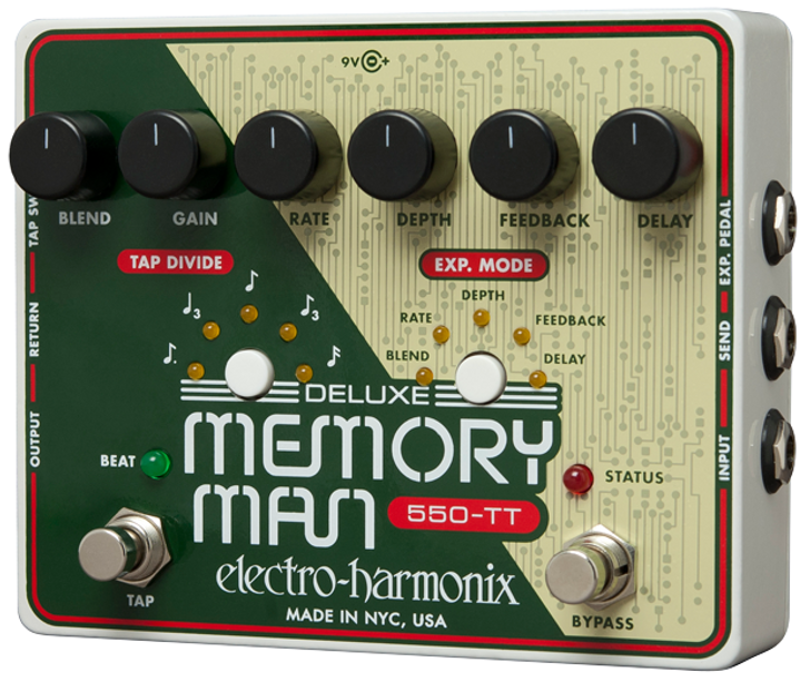 EHX Deluxe Memory Man 550-TT | Analog Delay