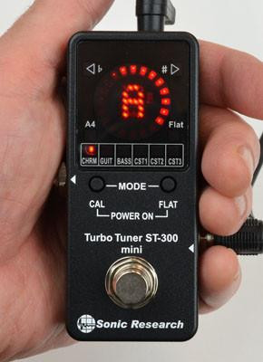 Sonic Research Turbo Tuner Strobe Tuner ST-300 Mini