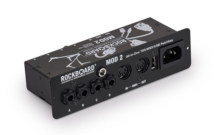 Rockboard Mod 2 V2 All-in-One TRS, MIDI & USB Patchbay