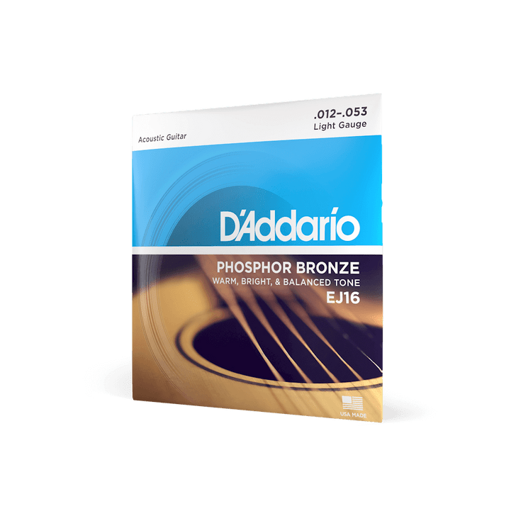 D'Addario EJ16 12-53 Phosphor Bronze