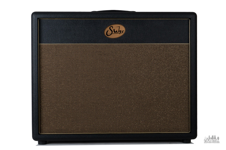 Suhr 2x12 Cab Black/Gold w/ WGS Veteran 30's