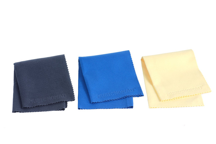 Music Nomad Super Soft Microfiber Suede Polishing Cloth - 3 Pack