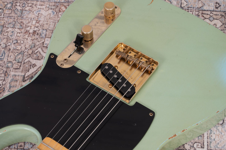 Fender Master Built Paul Waller Esquire -  Seafoam Green, Modded (Used)