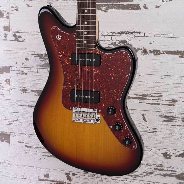 Suhr Classic JM - 3-Tone Sunburst w/S90 Pickups and Tremolo