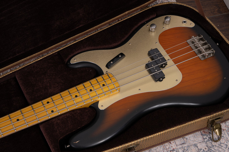 Nash PB-57 2-Tone Sunburst Ash Body Light Aging