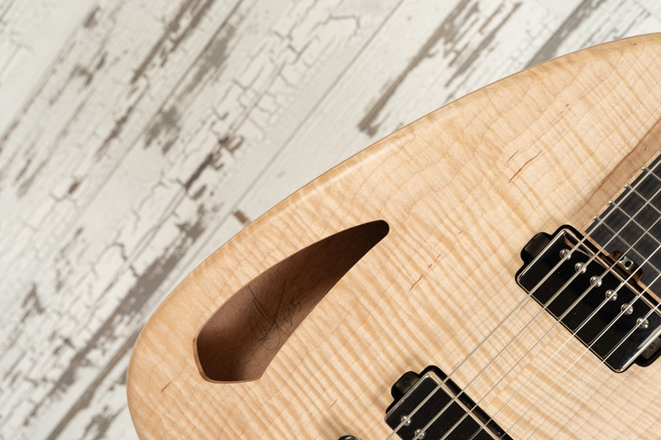 Forshage Orion Semi-Hollow - Flame Maple Top, Mahogany Back and Sides, Lollar Pickups