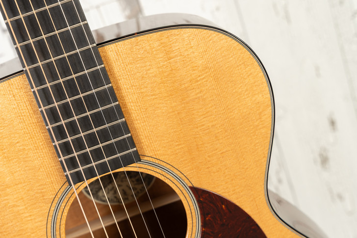 Collings OM1 Baked Sitka Top - Figured Mahogany Back and Sides