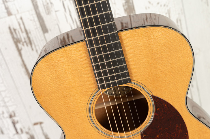 Collings OM1 Baked Sitka Top - Figured Mahogany Back and Sides