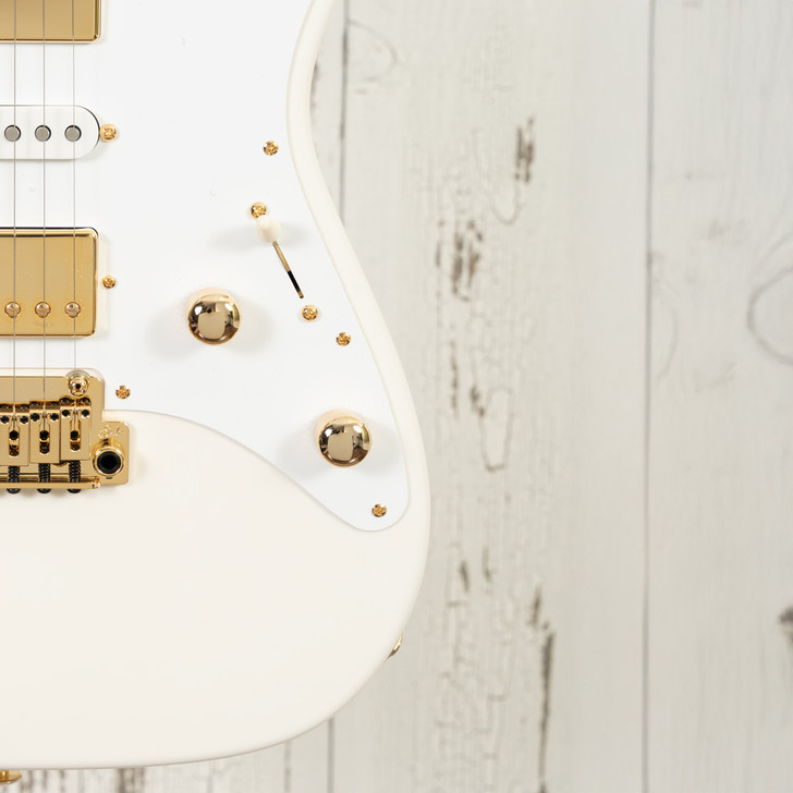 Suhr Custom Standard - HSH Configuration, White, Gold Hardware