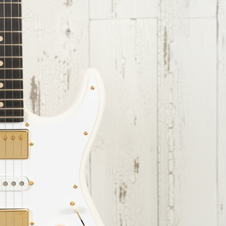 Suhr Custom Standard - HSH Configuration, White, Gold Hardware