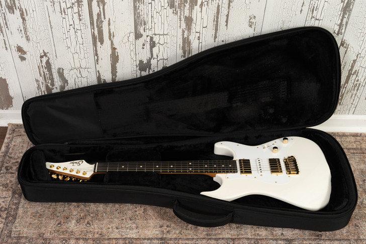 Suhr Custom Standard - HSH Configuration, White, Gold Hardware