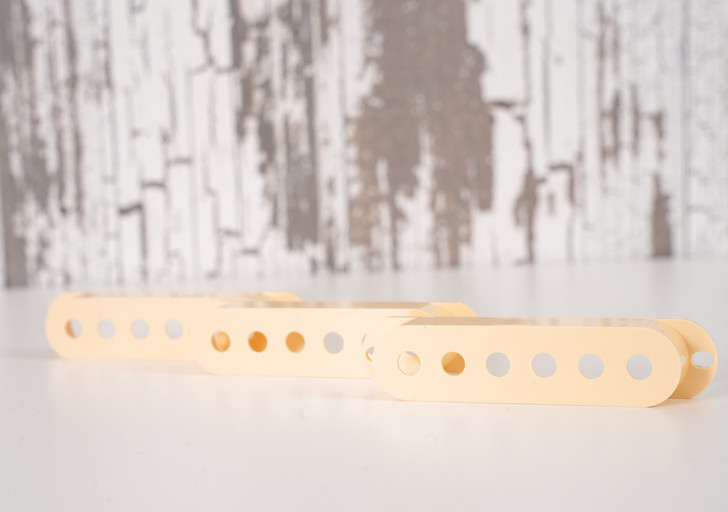 Lollar Strat Pickup Cover Set Cream