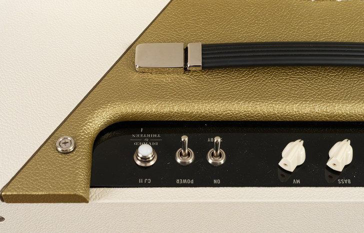 Divided by 13 CJ11 1x12" Combo - Ivory/Gold EC Collins Grille Cloth