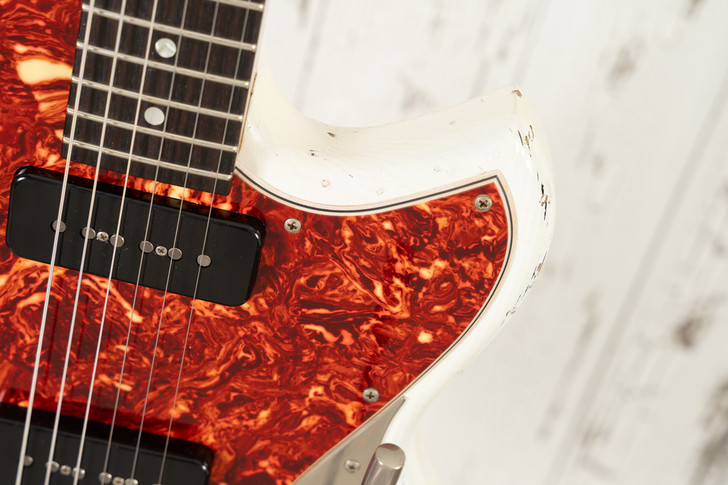 Novo Serus J - Olympic White Over '64 3 Tone Sunburst