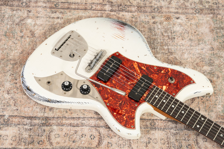 Novo Serus J - Olympic White Over '64 3 Tone Sunburst