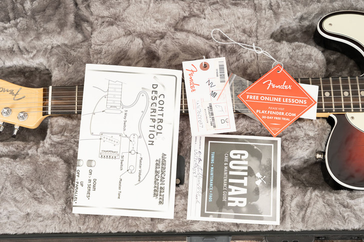 2018 Fender American Elite Tele - 3 Tone Sunburst (Used)