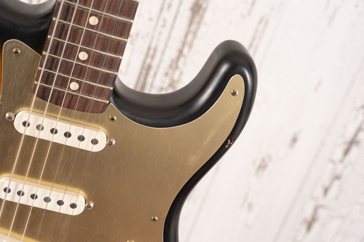 Nash S-63 - 2-Tone Sunburst, Ash Body, Nautilus Neck, Gold Anodized Pickguard