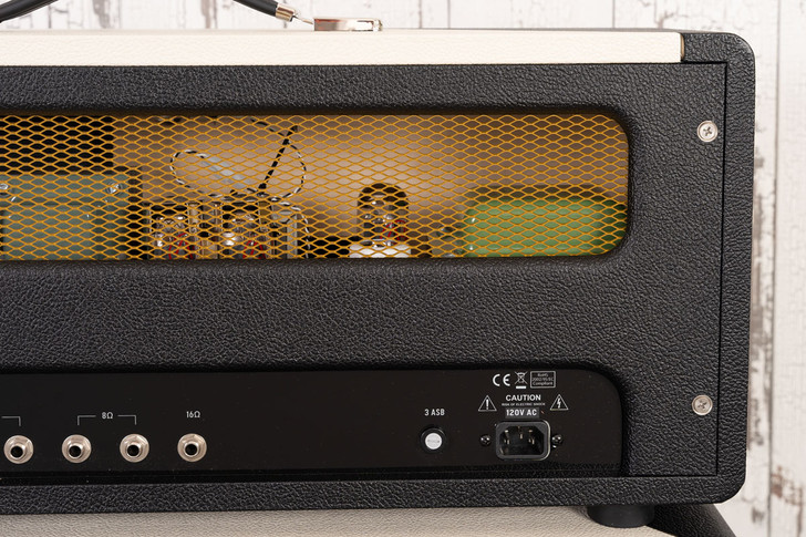 Divided by 13 FTR 37 Head and Matching 2x12F Cabinet -Black/Ivory