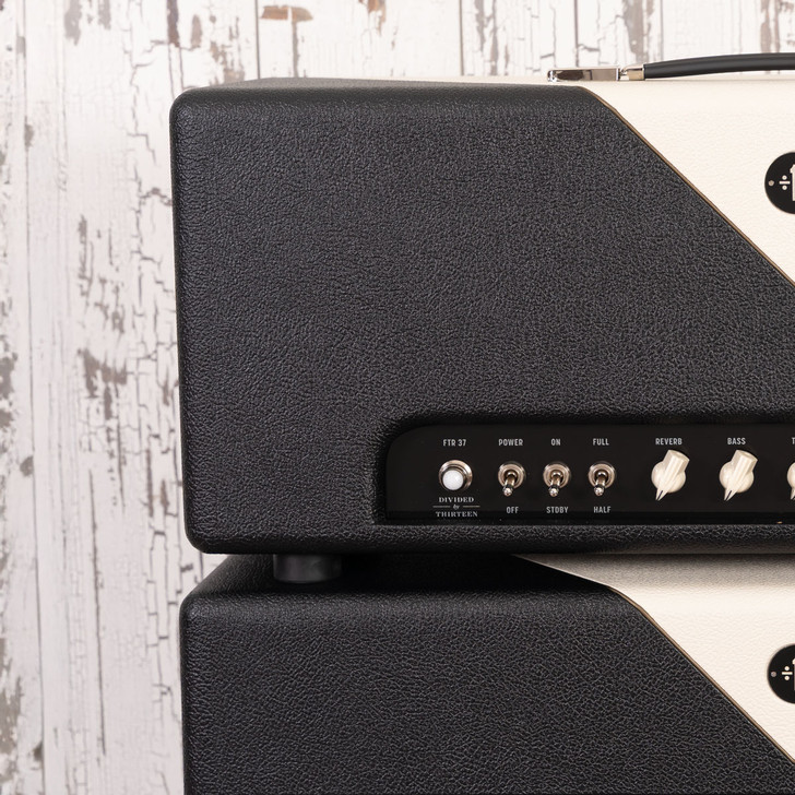 Divided by 13 FTR 37 Head and Matching 2x12F Cabinet -Black/Ivory