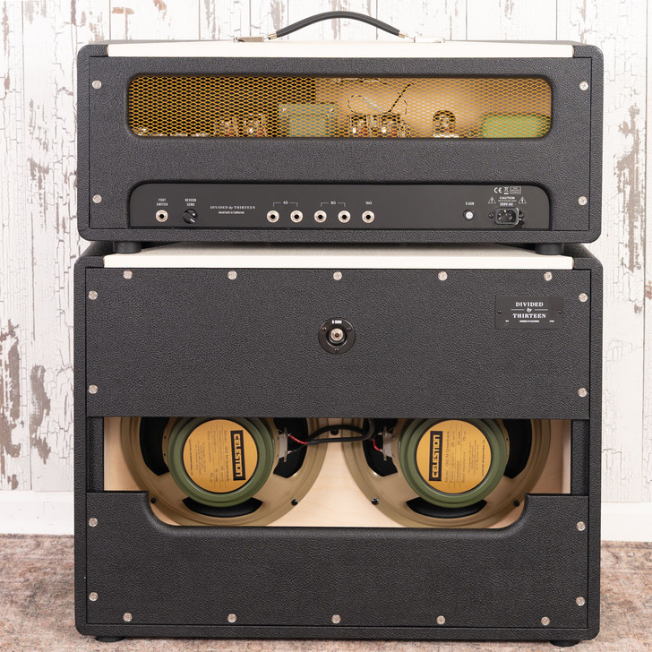 Divided by 13 FTR 37 Head and Matching 2x12F Cabinet -Black/Ivory