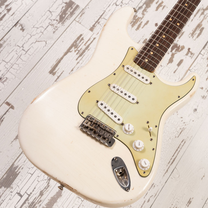 1964 Fender Stratocaster - Olympic White  Refinish (Used)