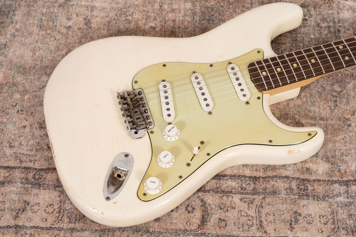 1964 Fender Stratocaster - Olympic White  Refinish (Used)