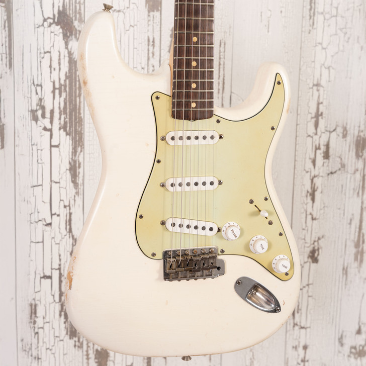 1964 Fender Stratocaster - Olympic White  Refinish (Used)