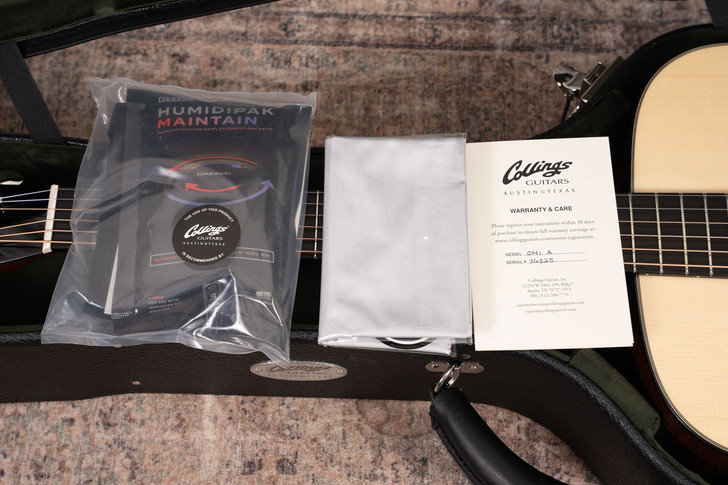 Collings OM1 A  - Adirondack Top, Figured Mahogany Back and Sides