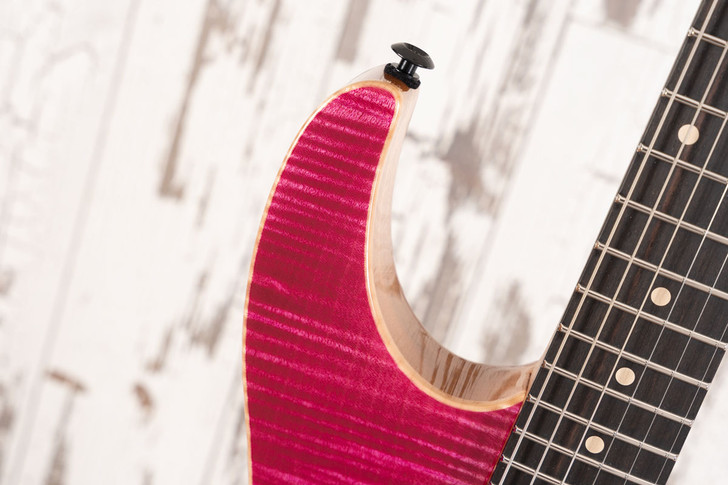 Suhr Custom Modern - Magenta Pink Stain Top, Natural Back