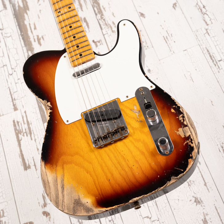 Fender Custom Shop LTD '58 Telecaster - Heavy Relic Faded Aged Chocolate 3-Tone Sunburst (Used)