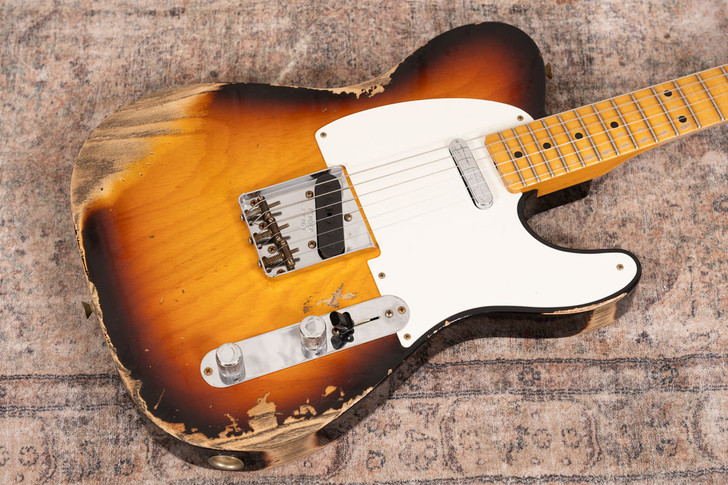 Fender Custom Shop LTD '58 Telecaster - Heavy Relic Faded Aged Chocolate 3-Tone Sunburst (Used)