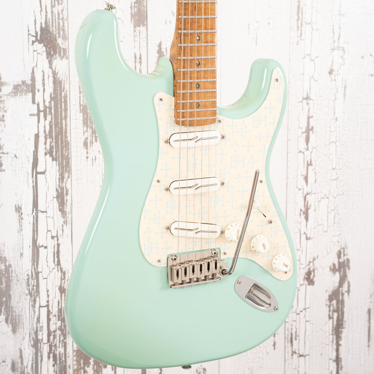 Forshage Meso - Seafoam Green w/ Decoboom Pickguard and Fralin Split Rail Pickups