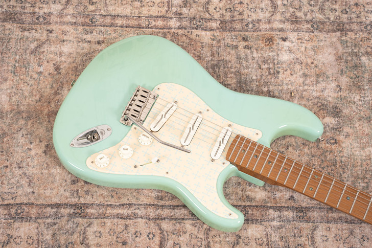 Forshage Meso - Seafoam Green w/ Decoboom Pickguard and Fralin Split Rail Pickups