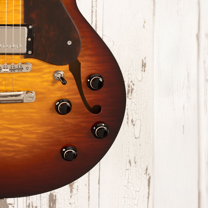 Collings I-35 LC  Deluxe - Tobacco Sunburst, Tortoise Binding & Throbak Pickups