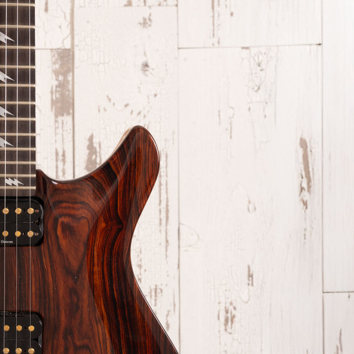 Ed Roman Quicksilver Semi-Hollow - Black Korina/Cocobolo (Used)