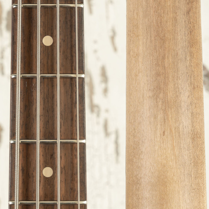 Nash PB-63 - Olypmic White Over Sunburst, Nautilus Neck, Matching Headstock