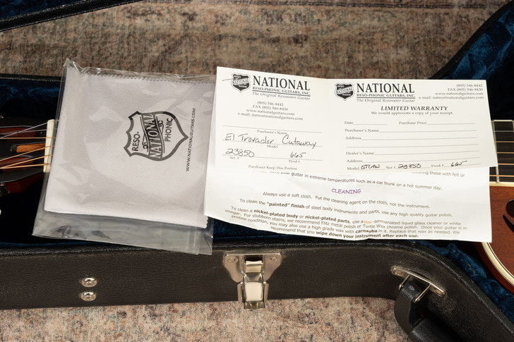 National El Trovador Cutaway Mike Dowling Signature  (Used)