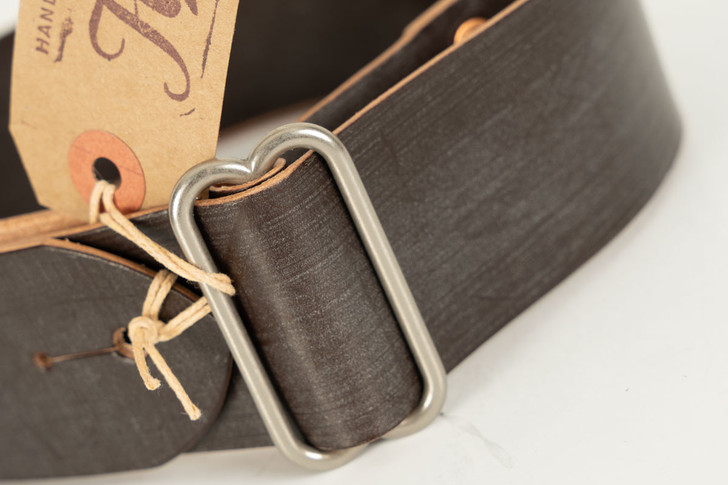 Heroes ATX Bridle Leather Guitar Strap - Brown