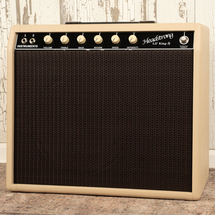Headstrong Lil' King S Reverb 1x12 Combo - Blonde Tolex, Oxblood Grille