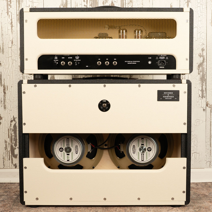 Divided by 13 BW1969 Butch Walker Head and Matching 2x12 Cab - White/Black With Pinstripe Grille