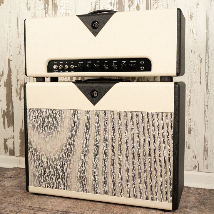 Divided by 13 BW1969 Butch Walker Head and Matching 2x12 Cab - White/Black With Pinstripe Grille